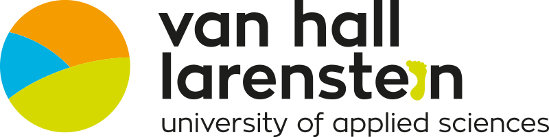 Logo for the University of Applied Sciences Van Hall Larenstein in the Netherlands