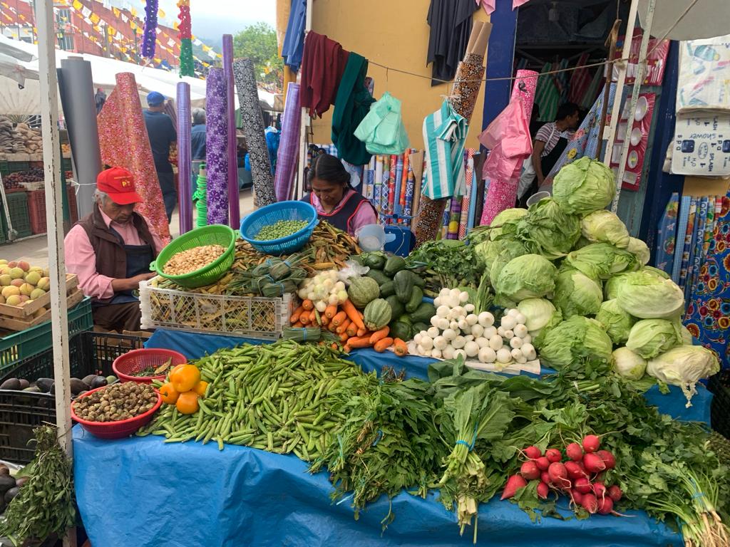 A food market in Mexico. Photo courtsey of Elena Lavos Chavero.