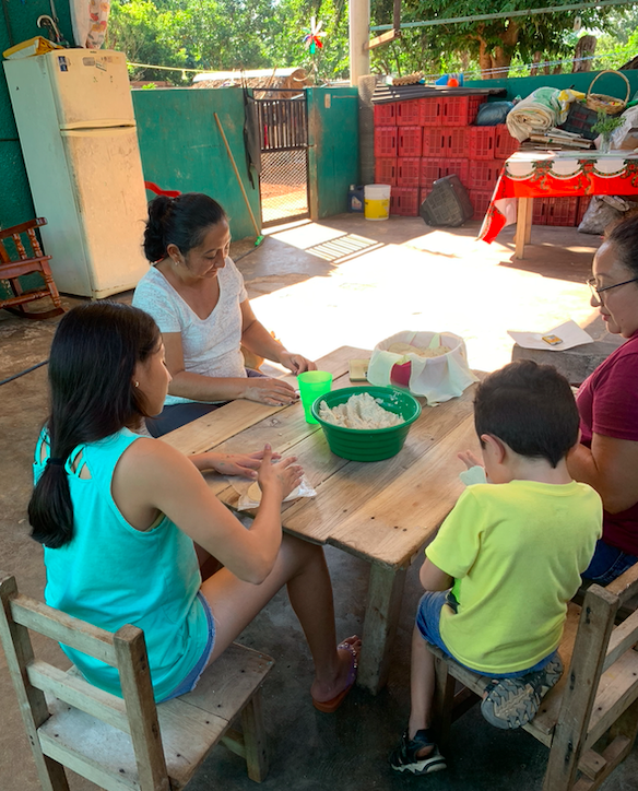 preparación de tortillas