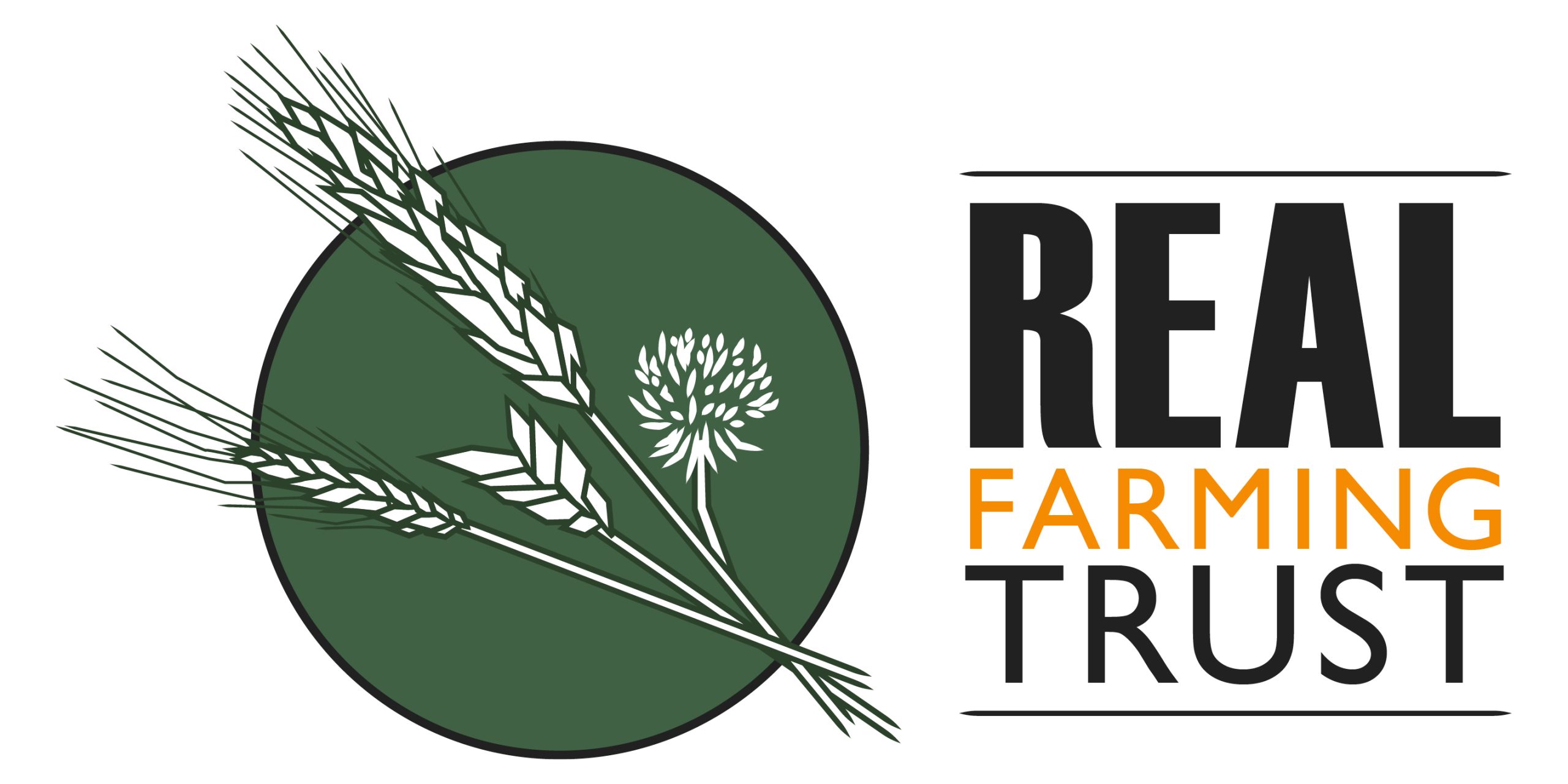 The logo for the Real Farming Trust