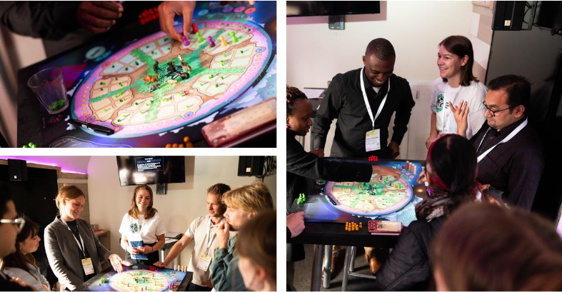 Gaia Explorers game session at the NFP World Food Day 2024, the Netherlands. Photo provided by Federico Andreotti.