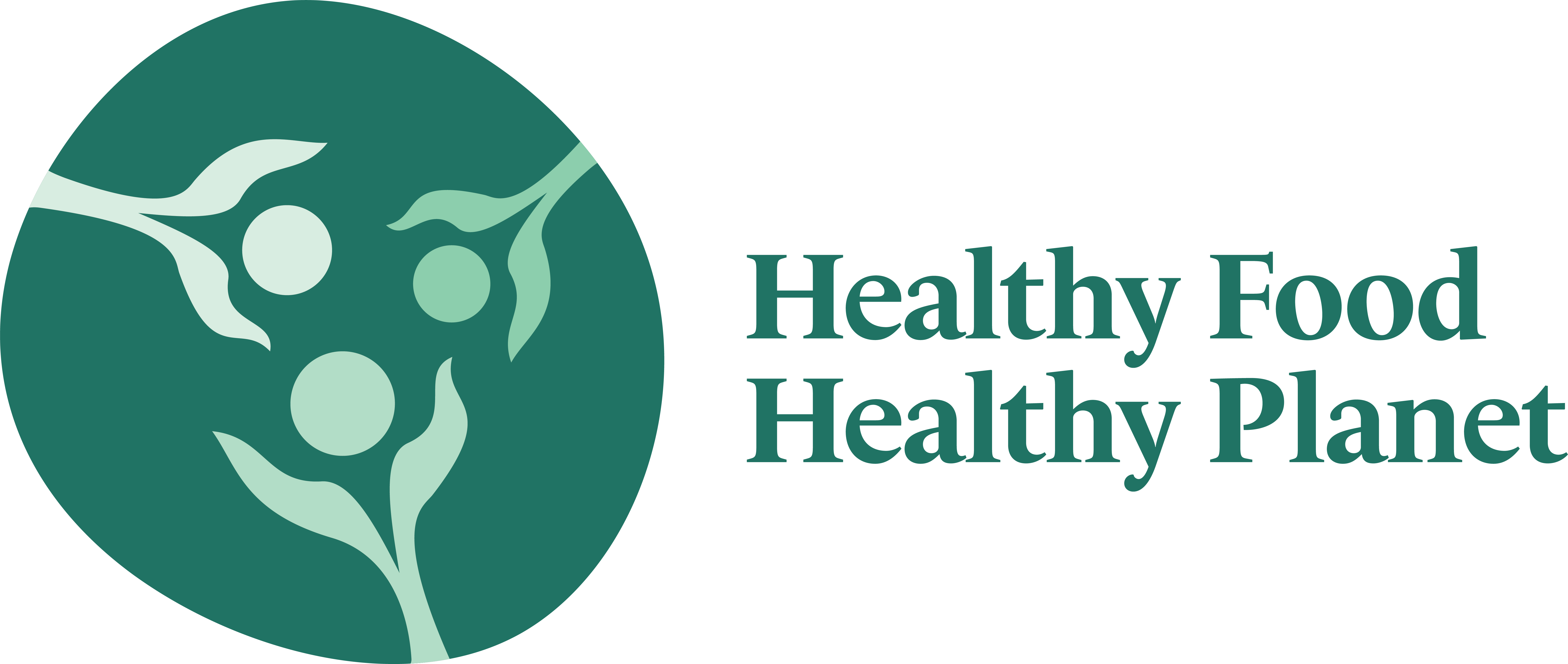 The logo for Healthy Food Healthy Planet