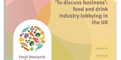 ‘To discuss business’: food and drink industry lobbying in the UK