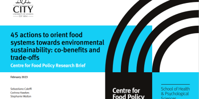 45 actions to orient food systems towards environmental sustainability: co-benefits and trade-offs