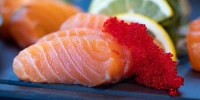 Image: Valeria Boltneva, Close-up photo of sliced salmon, Pexels, Pexels Licence