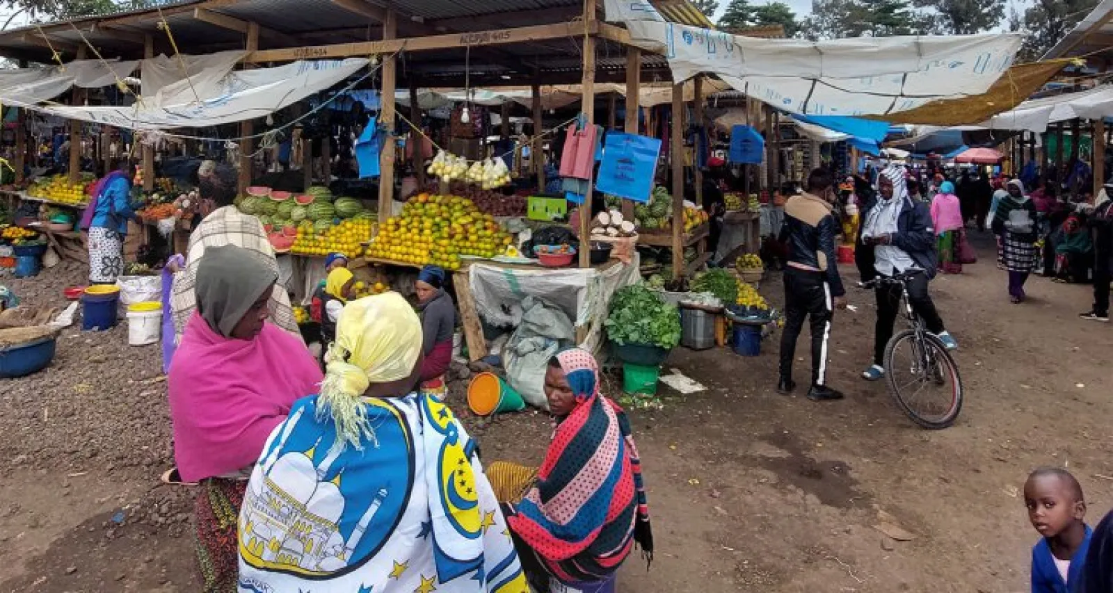 Photo of African market