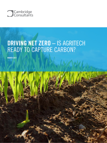 Driving net zero – is agritech ready to capture carbon?