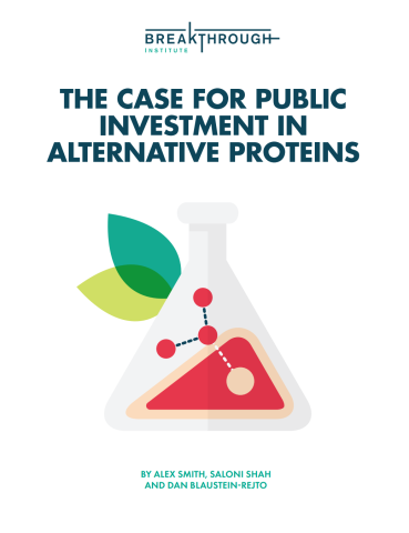 The case for public investment in alternative proteins