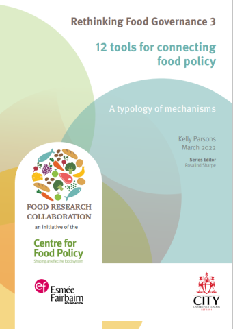 12 tools for connecting food policy: A typology of mechanisms