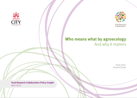 Who means what by agroecology? Why does it matter?