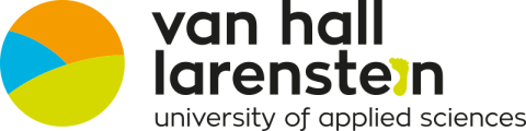 Logo for the University of Applied Sciences Van Hall Larenstein in the Netherlands