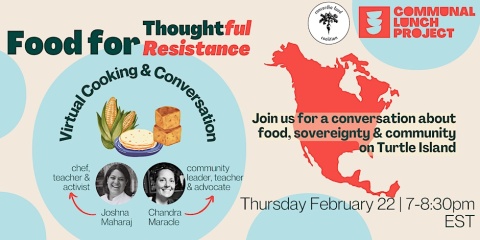 Food for thoughtful resistance webinar title card