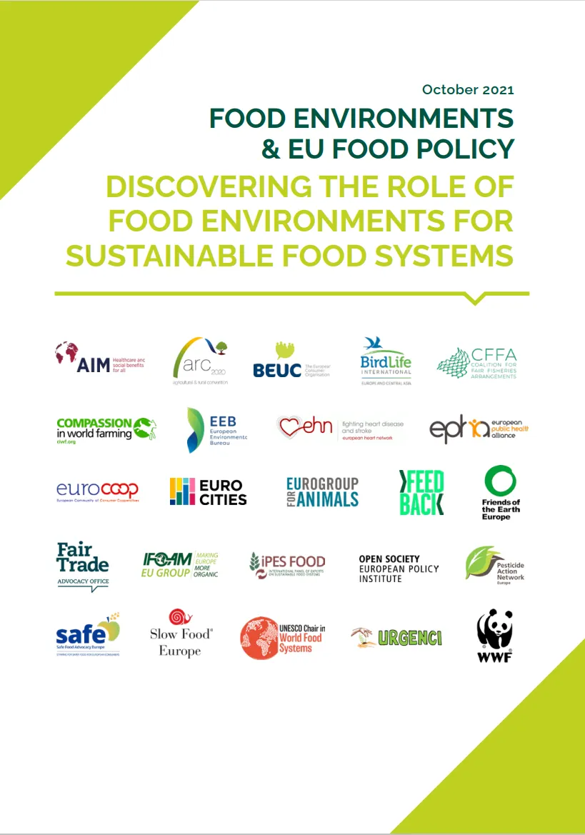 The role of food environments for sustainable food systems