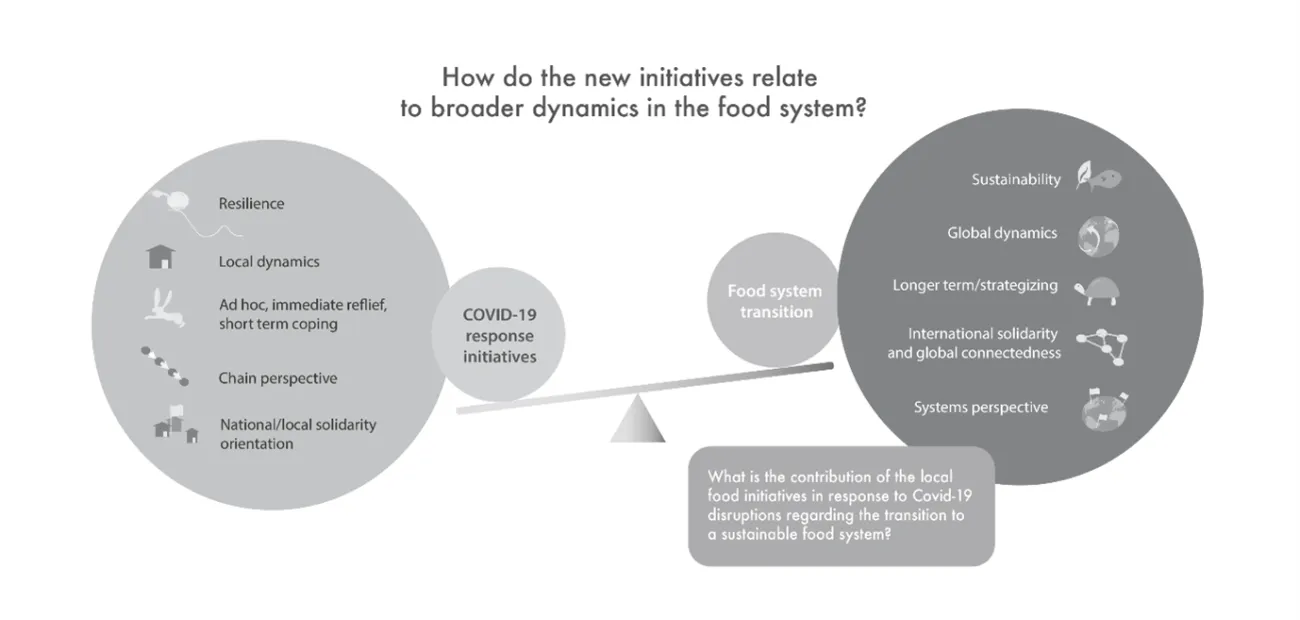 Image: Balancing local resilience and global sustainability. Design: Emily Liang.