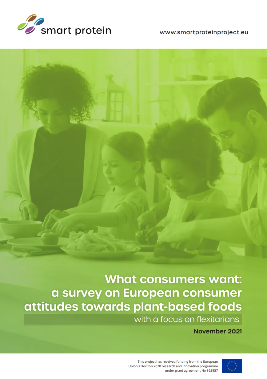 What consumers want: a survey on European consumer attitudes towards plant-based foods with a focus on flexitarians