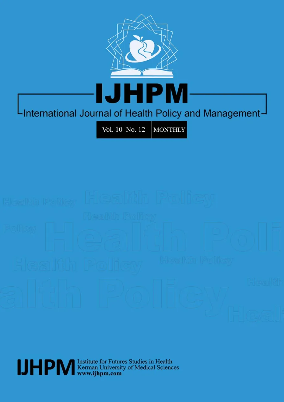 International Journal of Health Policy and Management