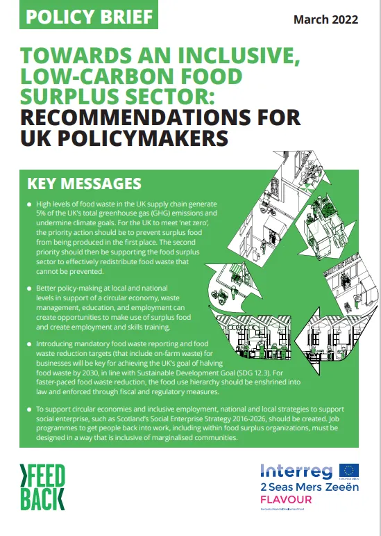 Towards an inclusive, low-carbon UK food surplus sector