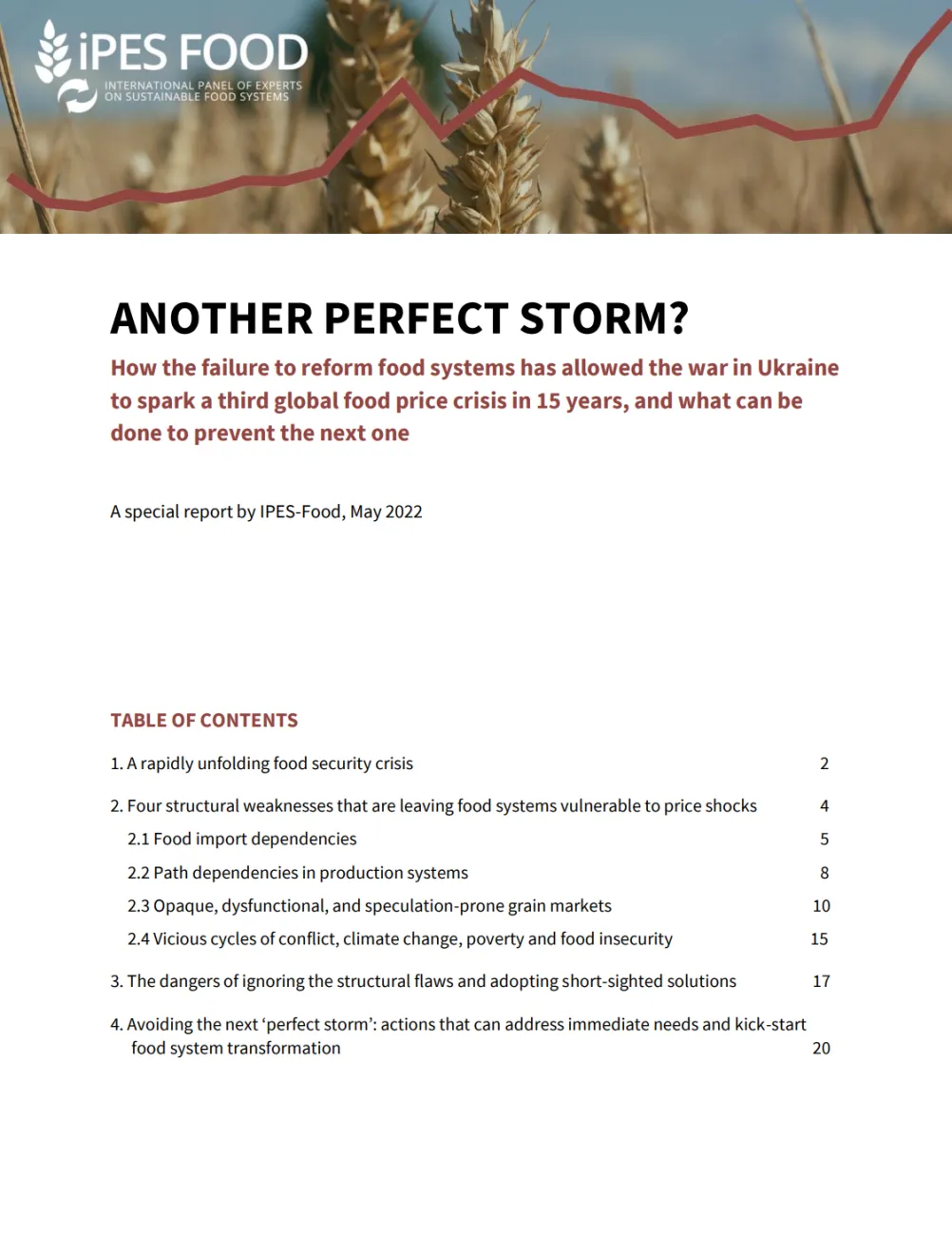 Another perfect storm?