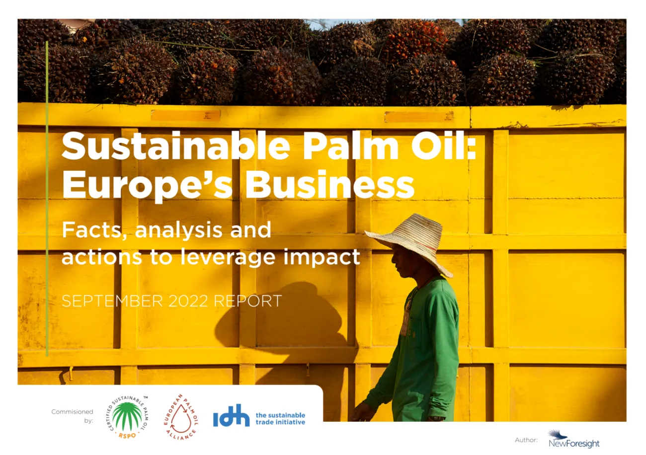 Sustainable Palm Oil: Europe’s Business