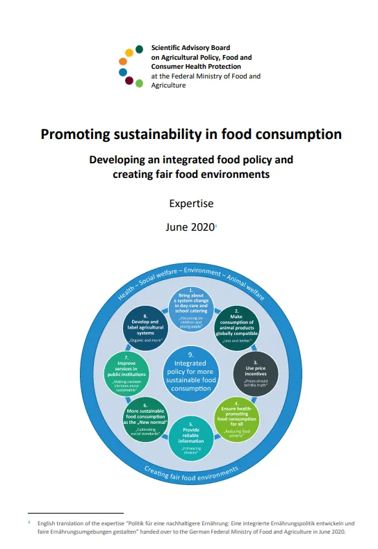Promoting sustainability in food consumption