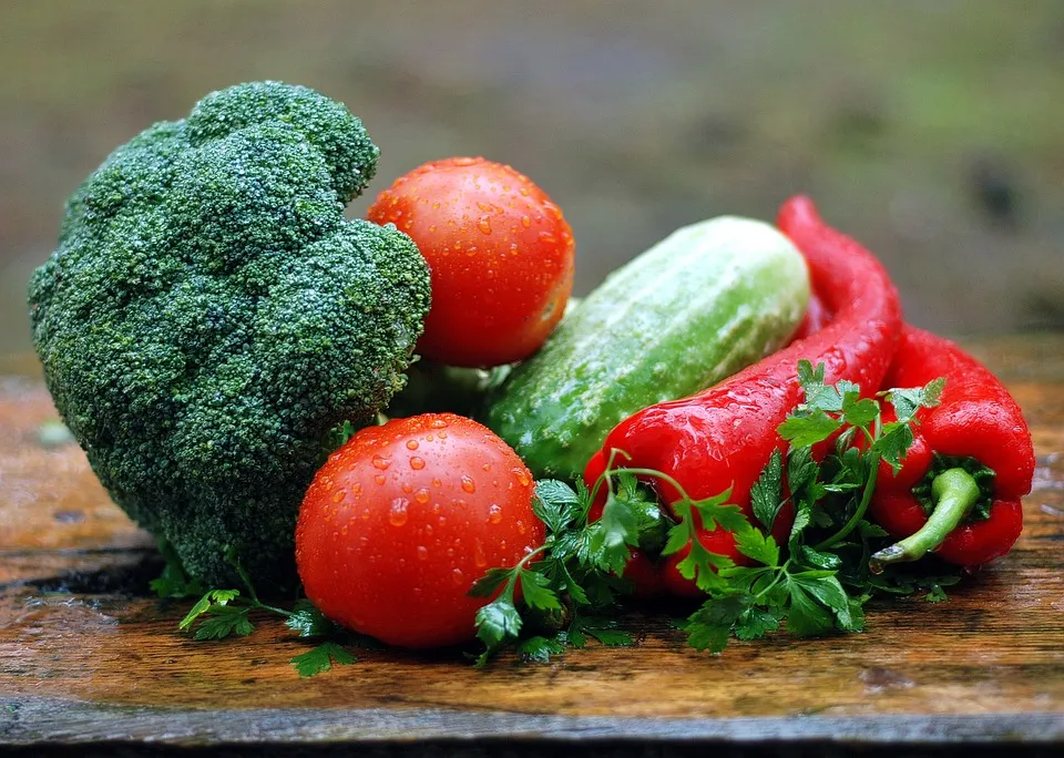 Image: JerzyGorecki, Vegetables water droplets, Pixabay, Pixabay Licence
