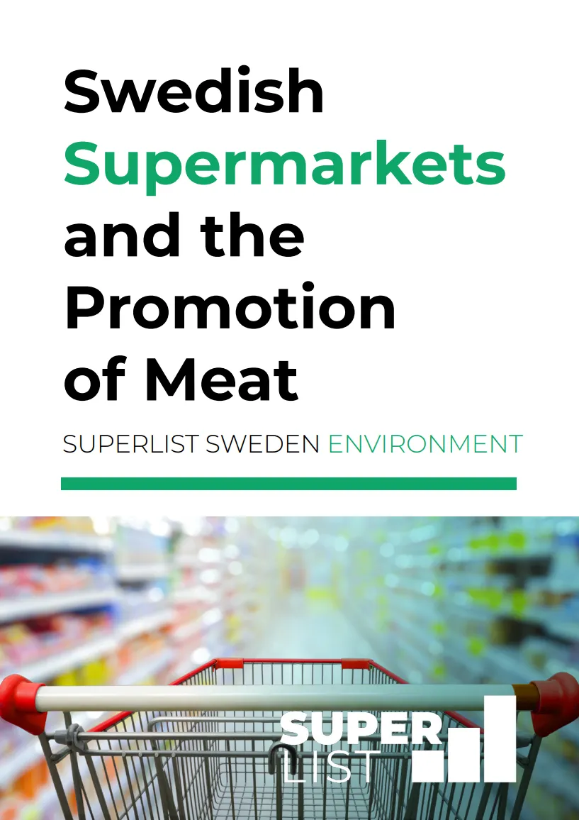 Swedish Supermarkets and the Promotion of Meat