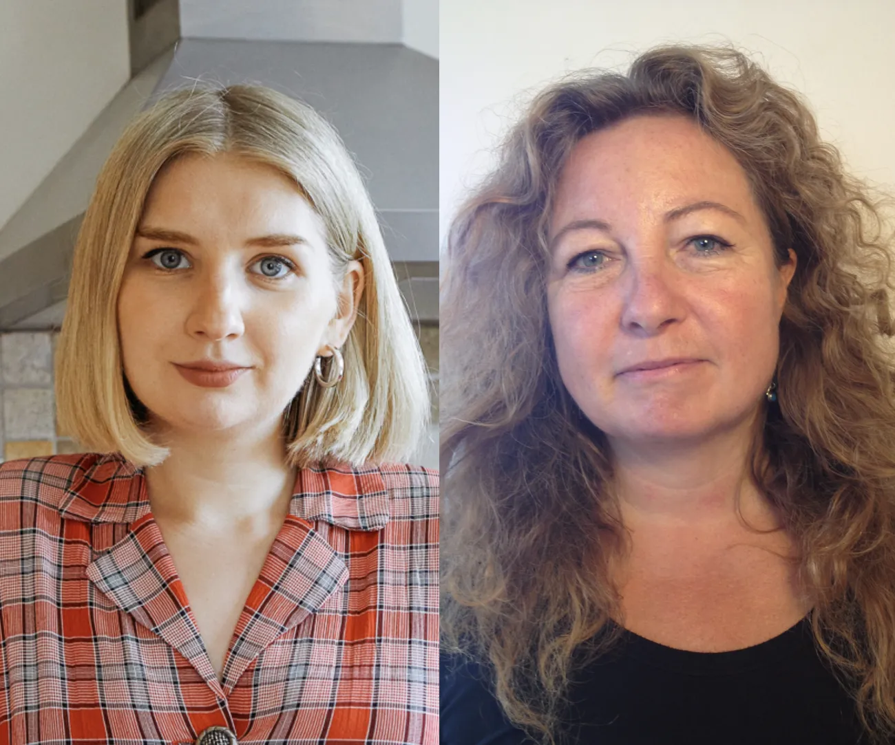 Lucy Vincent (left) and Linda Kjaer Minke (right)