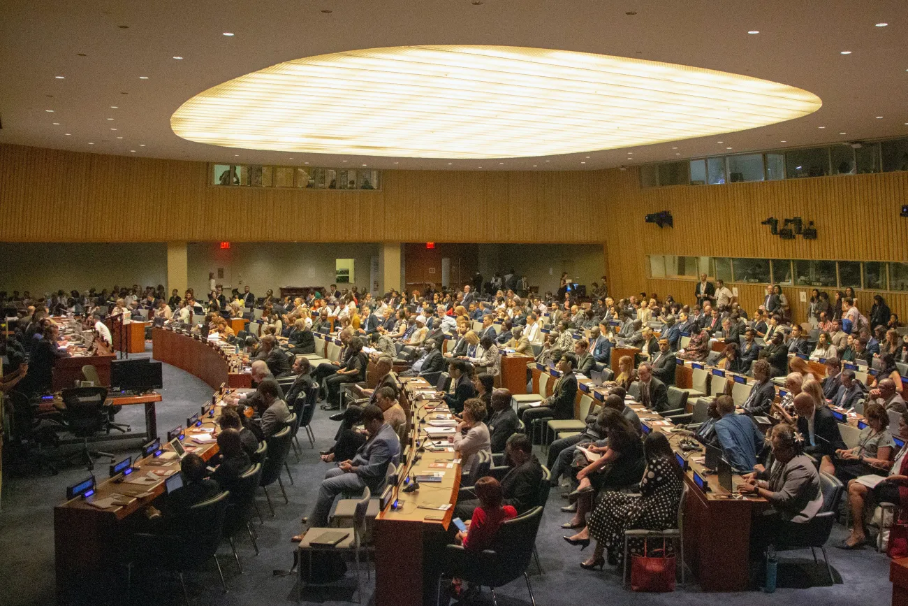 Delegates from around the world gather at the UN High-level Political Forum on Sustainable Development. Photo by Matthew TenBruggencate via Unsplash
