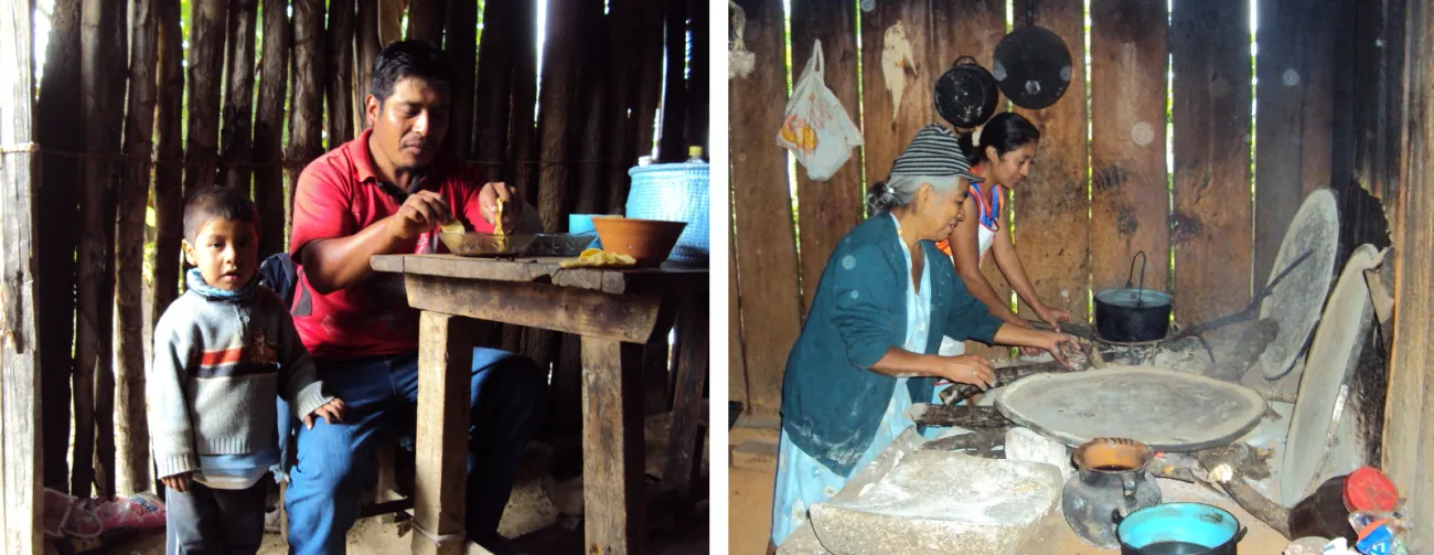 Farmer families from San Miguel Huautla, Oaxaca, Mexico in 2018. Photos courtesy of Elena Lazos Chavero.