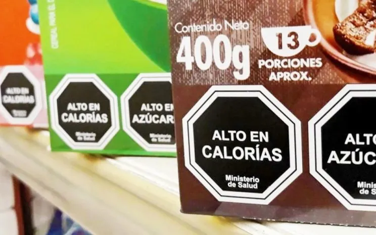 front-of-package label in Chile