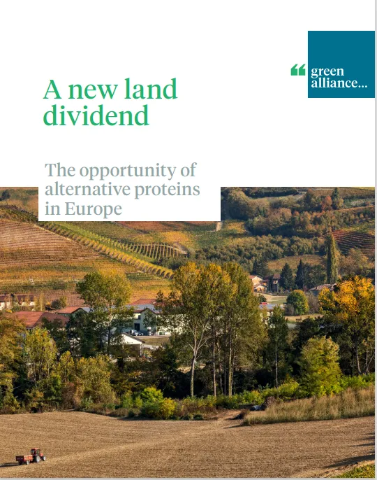 Green alliance report cover for a new land dividend