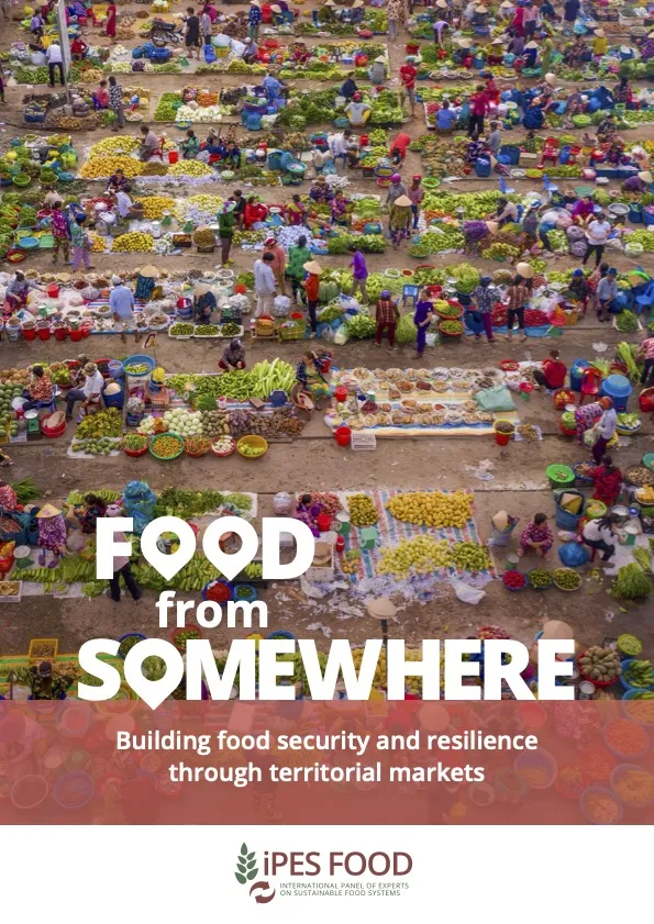 Food from somewhere report cover from IPES-Food