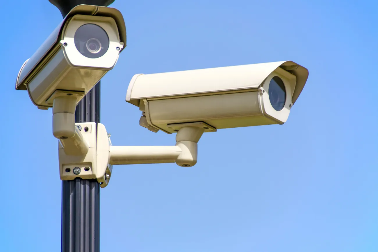 Surveillance cameras. Credit: AS photography