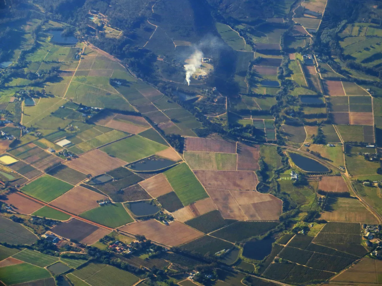 Aerial shot of field. Credit: Magda Ehlers via Pexels. 