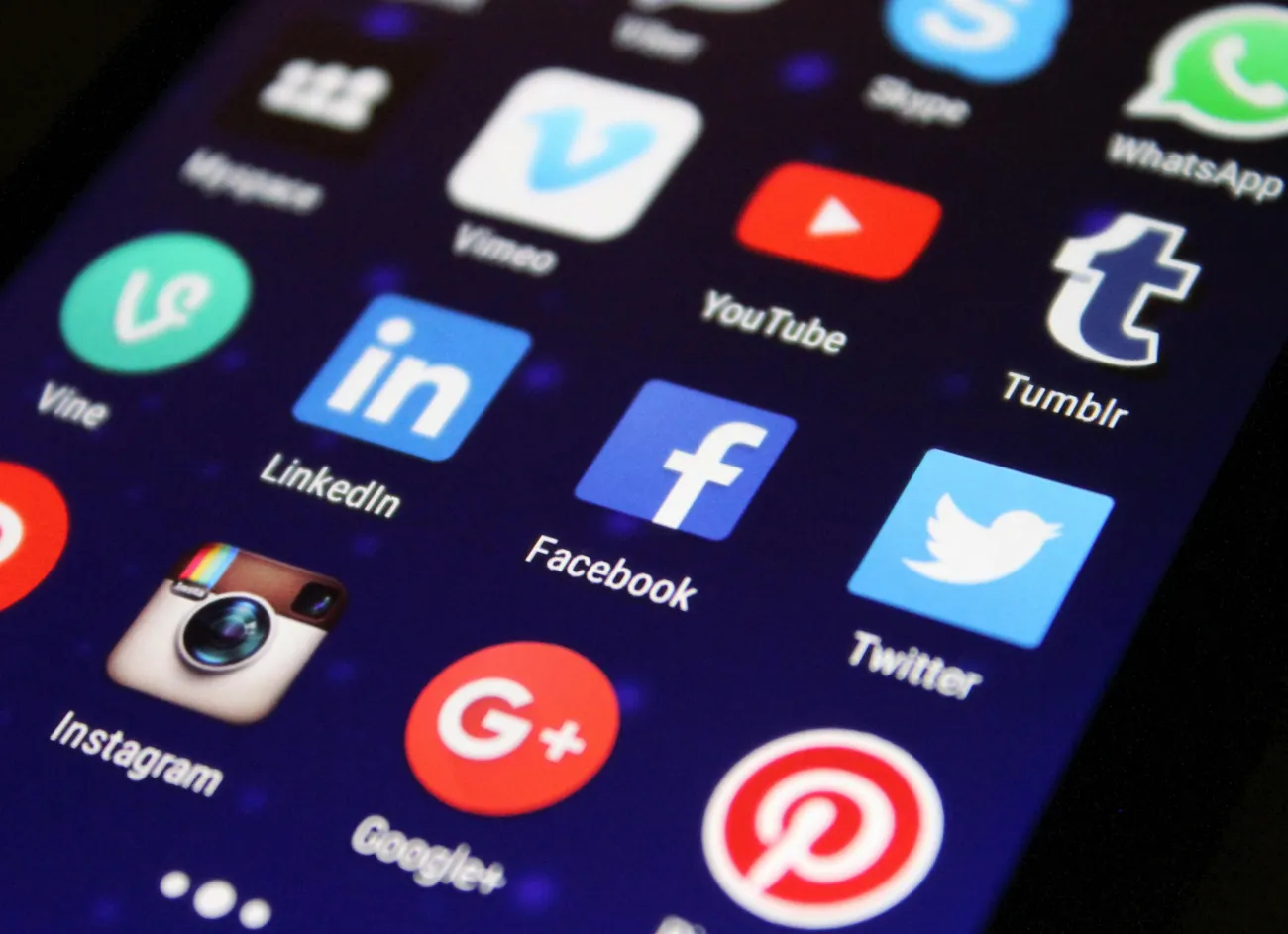 Photo of platforms on mobile phone. Credit: Pixabays via Pexels