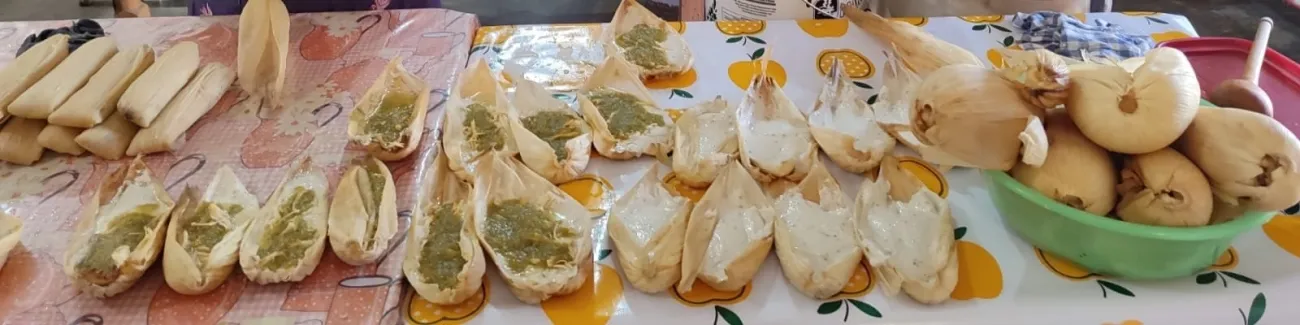 Tamales oaxaqueños. Foto por Alma Palacios-Reyes.