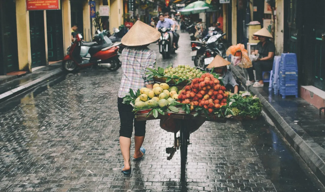 Food market in Asia. Credit: Huy Phan via Pexels