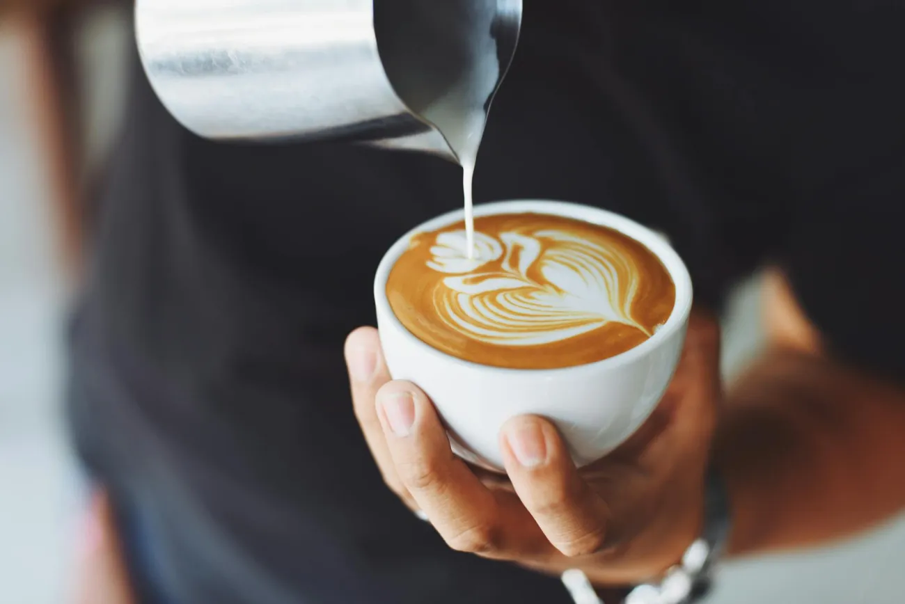 Photo of coffee with milk. Credit: Chevanon Photography via Pexels