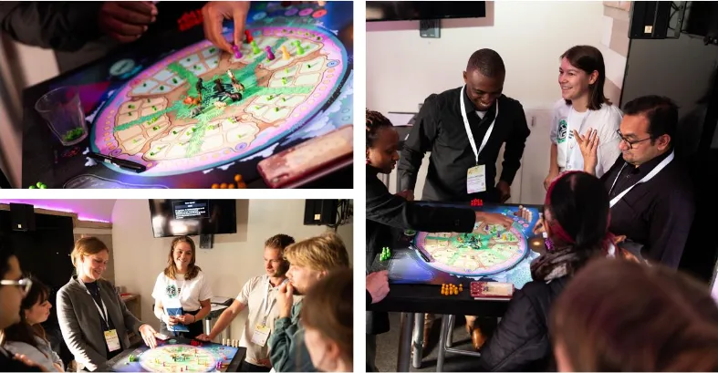 Gaia Explorers game session at the NFP World Food Day 2024, the Netherlands. Photo provided by Federico Andreotti.