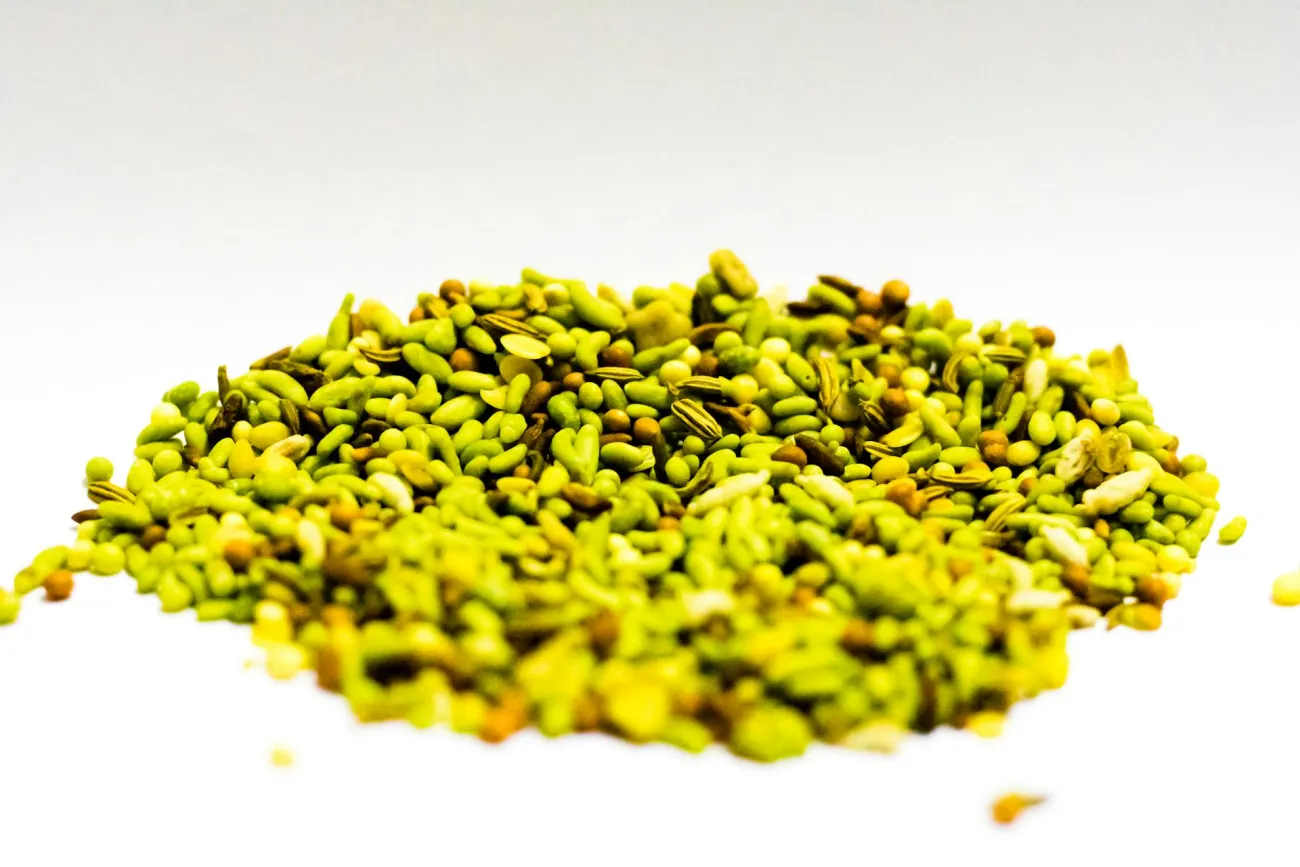 A small pile of green seeds. Credit: Kam Photos via Pexels