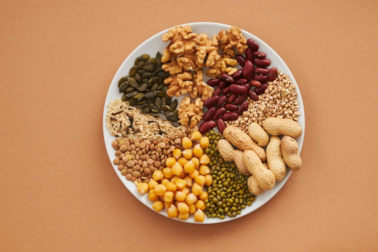 Plate of dried pulses