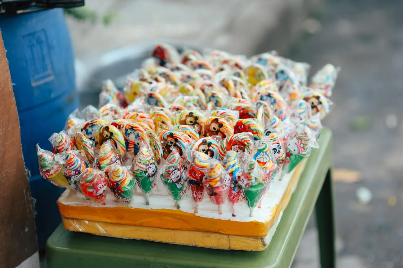 A container of lollipops. Credit Thang Nguyen via Pexels