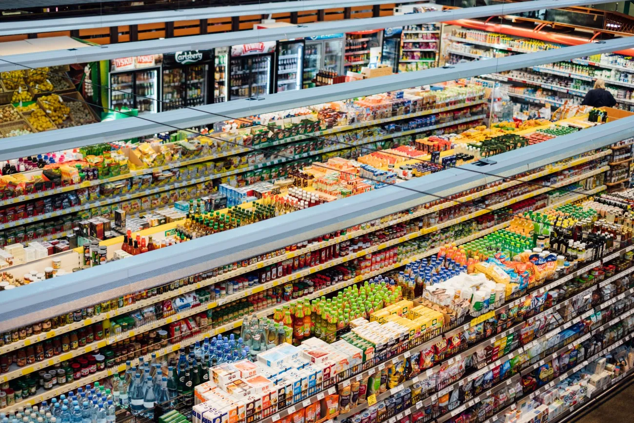 Supermarket aisles. Credit: freestocks.org via Pexels