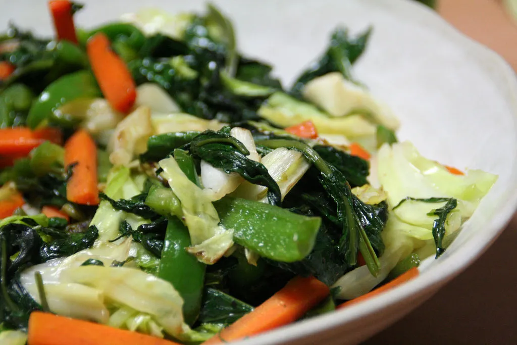Photo: Yoshihide Nomura, Fried vegetables, Flickr, Creative Commons License 2.0 generic.