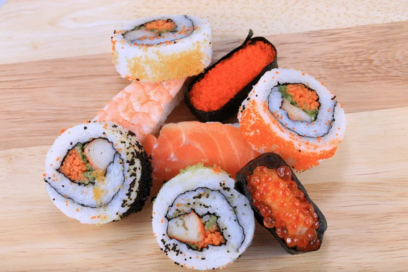 Image: GoodFreePhotos, Set of sushi, CC0 Public Domain