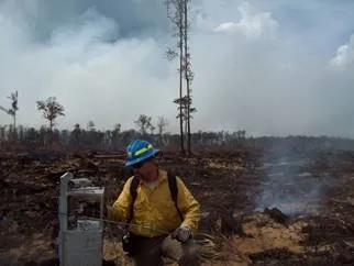 USFWS, Sampling Peat Smoke for Research, Flickr, Creative Commons License 2.0