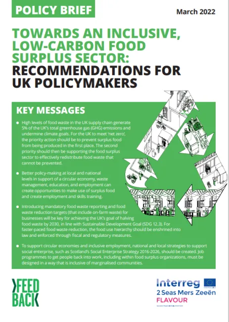 Towards an inclusive, low-carbon UK food surplus sector