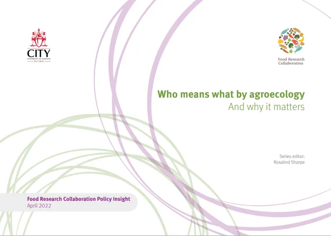 Who means what by agroecology? Why does it matter?