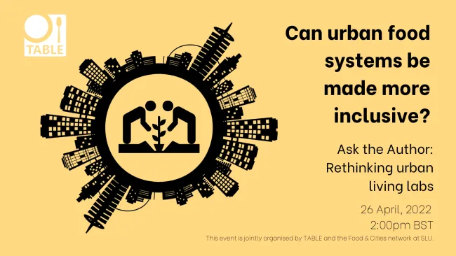 Can urban food systems be made more inclusive?