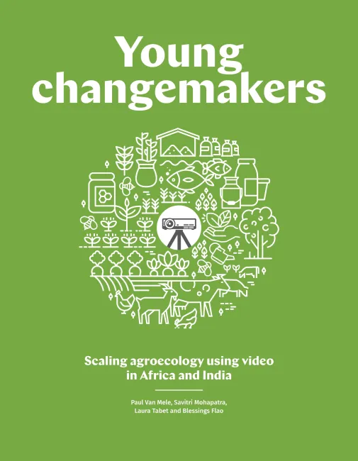  Front cover of booked titled Young Changemakers